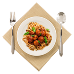 Half & Half Penne Curry Pasta 