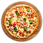 Coriander Chilli Chicken Pizza 