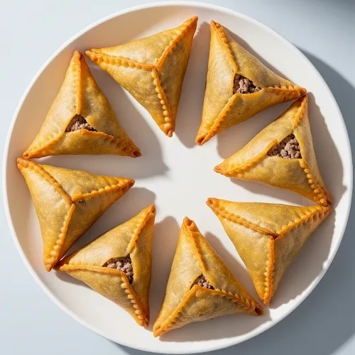 Mince Samosa With Chana 