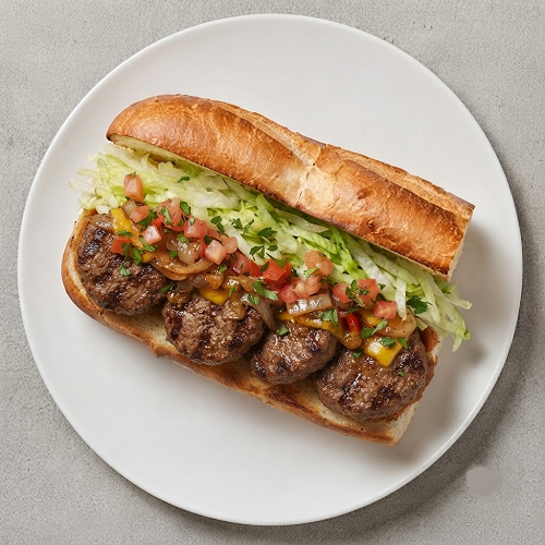 Kebab Meat Hoagie 