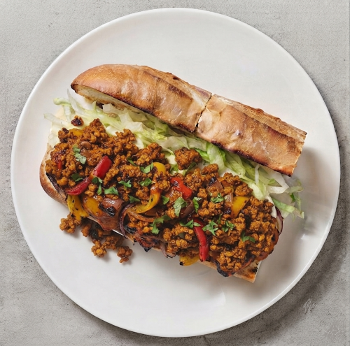 Spiced Mince Hoagie 