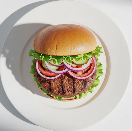 Grilled Beef Burger 