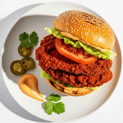 Double Peri Peri Chicken Burger 