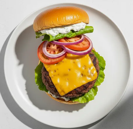 Grilled Lamb Burger 