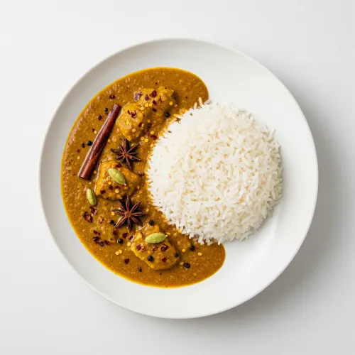 Rice With Any Curry Dish 