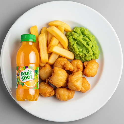 Chicken Popcorn & Chips Kids Meal 