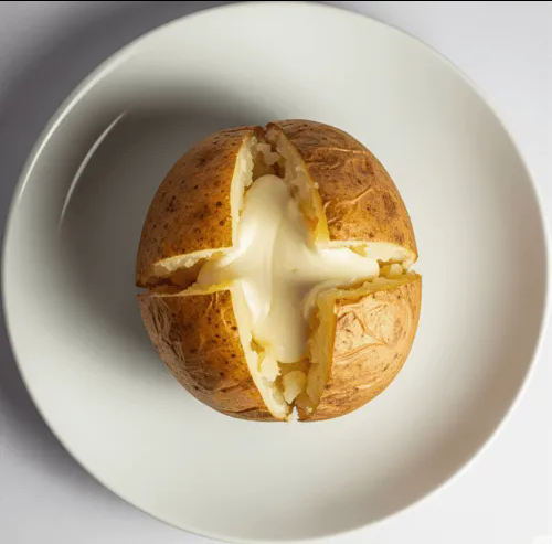 Baked Potato With Mature Cheese 