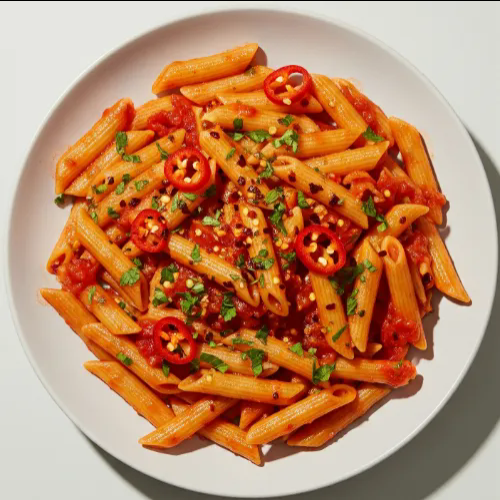 Half & Half Penne Arrabiatta 