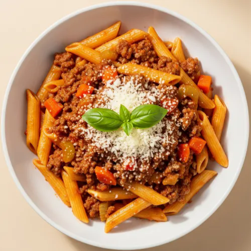 Half & Half Penne Bolognese 