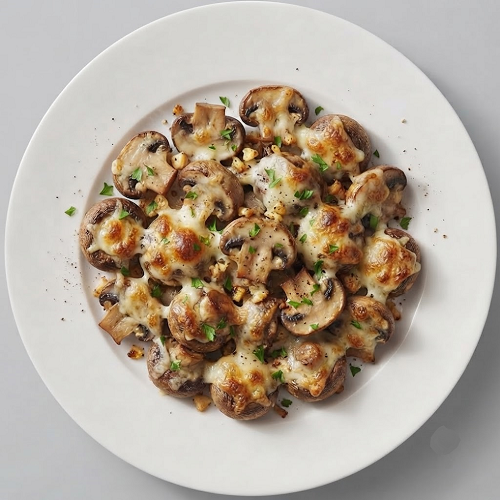 Garlic Cheese Mushrooms 