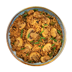Mushroom & Onion Rice 