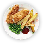 Fish Fingers & Chips Kids Meal 